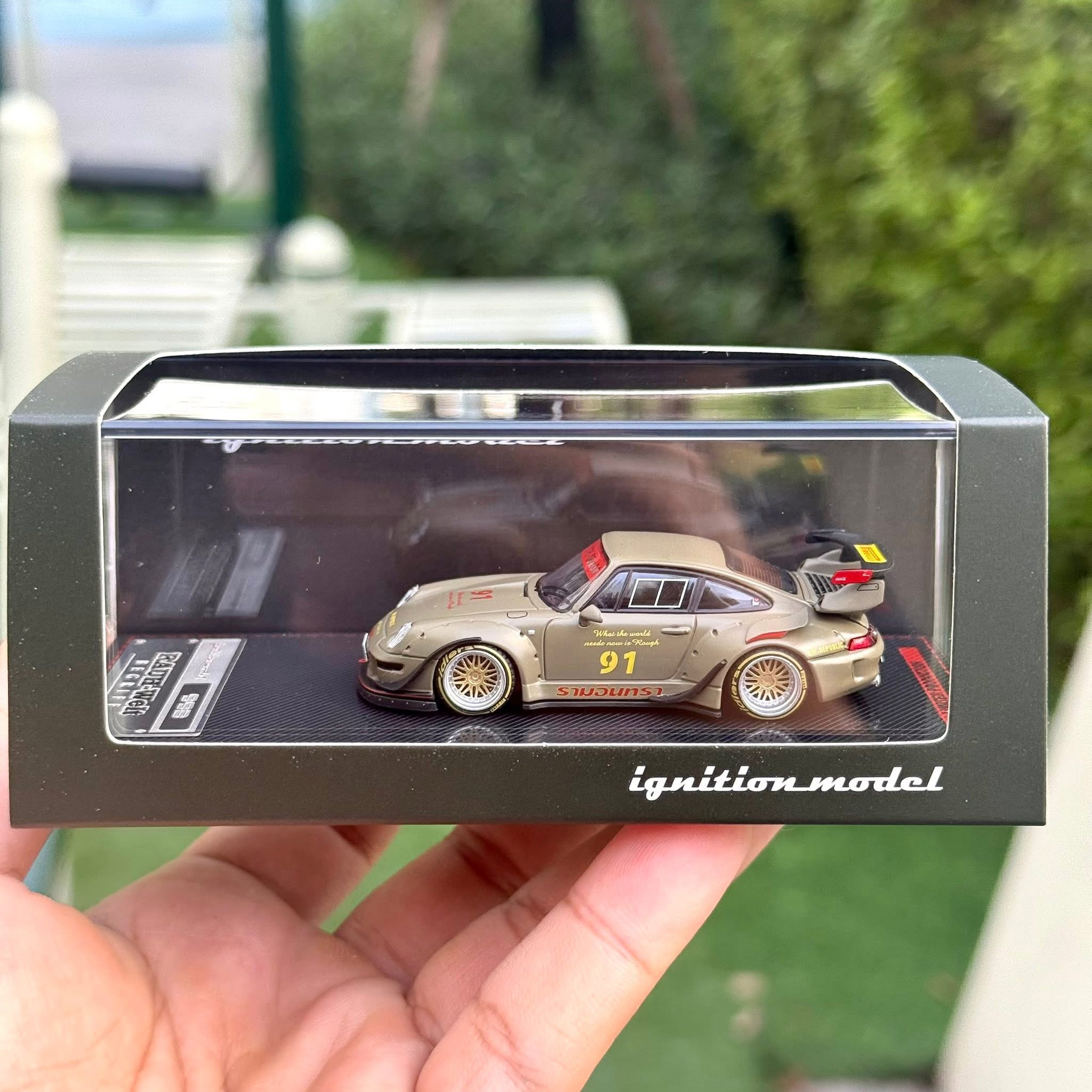 Ig model 1:64 RWB porsche Army Green 