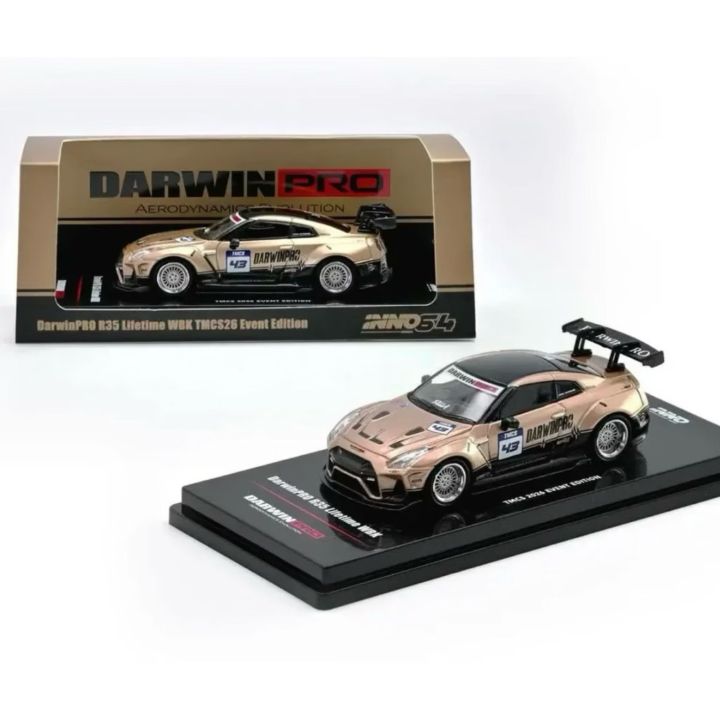￼IN64-R35DP-TMCS26 - INNO64 1/64 DarwinPRO R35 Lifetime WBK TMCS26 Event Edition
